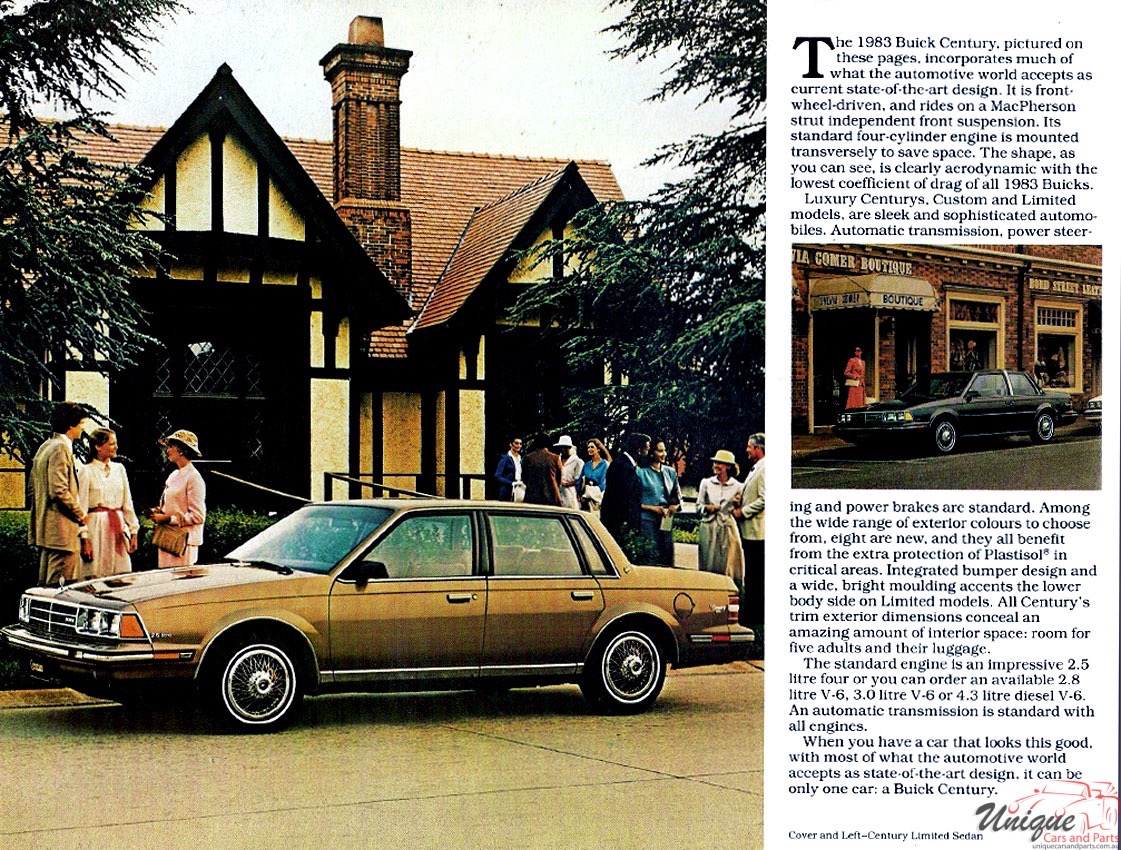 1983 Buick Century Canadian Brochure Page 5
